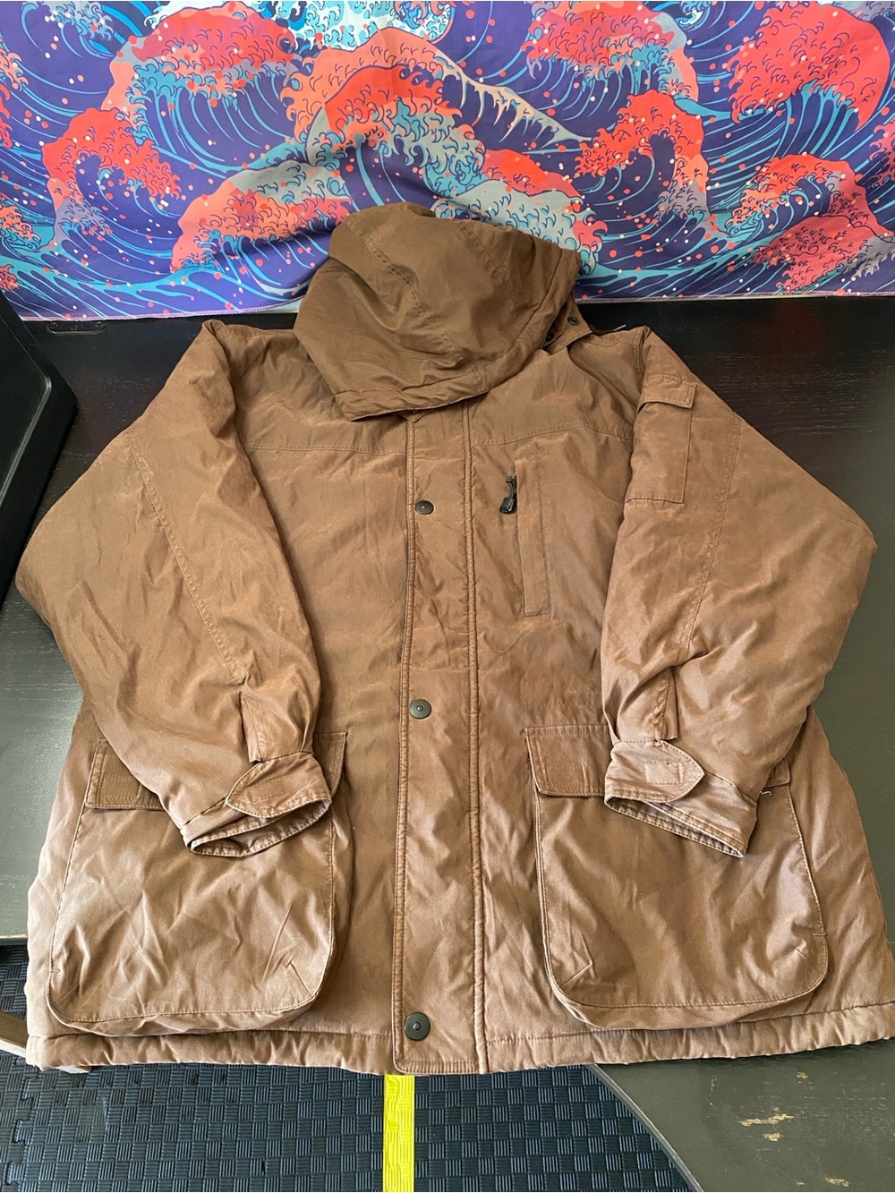 St. John's Bay Brown Hooded Winter Jacket